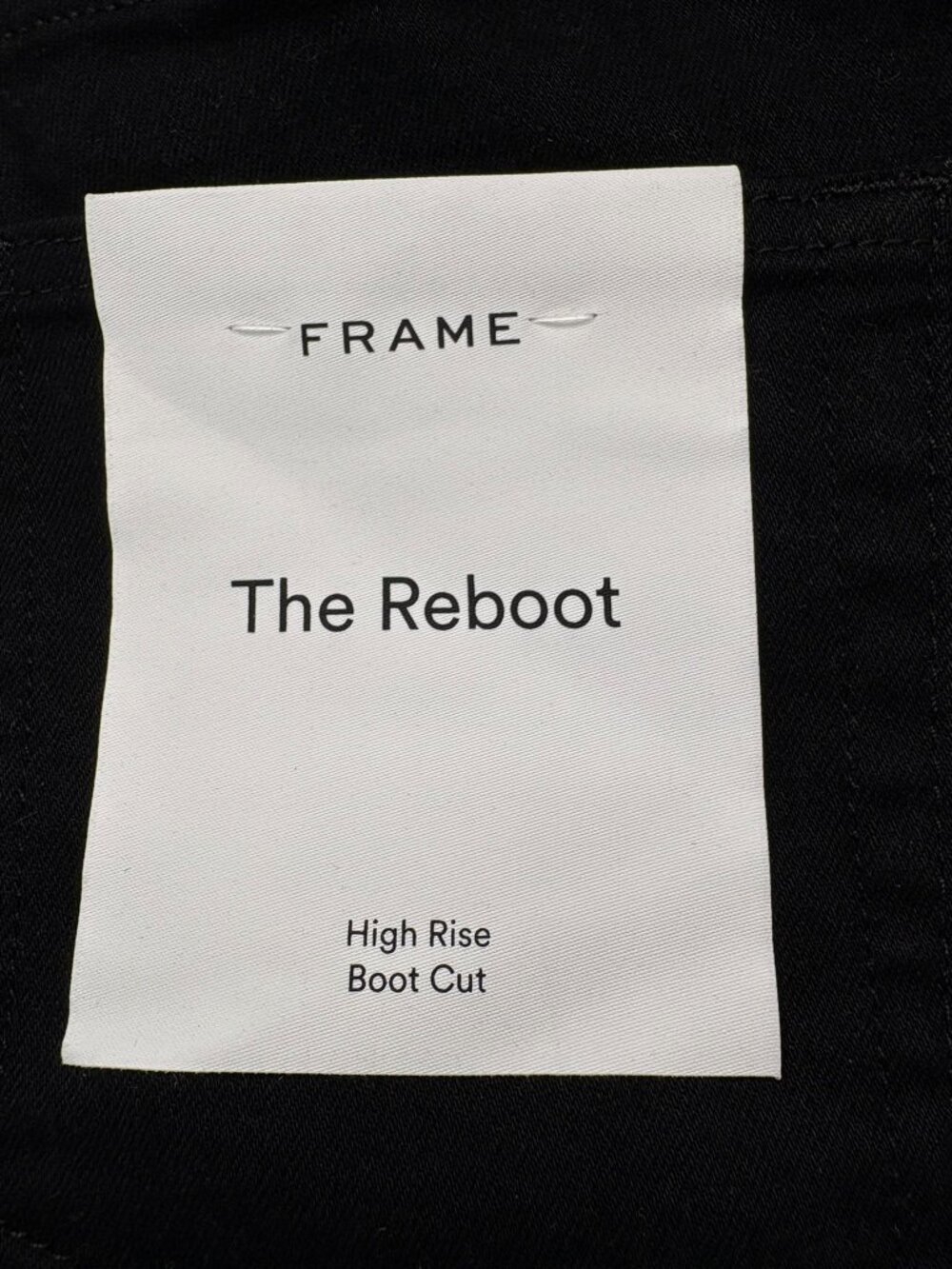 FRAME Reboot High Rise Bootcut Jeans – Black – Size 27 – NWT Soft Stretch Denim - Picture 8 of 14
